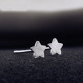 REETI 925 Sterling Silver Star Stud Earrings for Women Elegant Wedding Jewelry