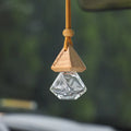 Car Perfume Bottle Unique Diffuser Bottle Wood Top Car Perfume