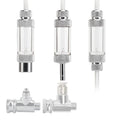 UUIDEAR CO2 Bubble Counter Cylinder Metal Eco-Friendly Aquarium Tank Use