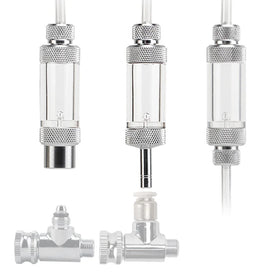 UUIDEAR CO2 Bubble Counter Cylinder Metal Eco-Friendly Aquarium Tank Use
