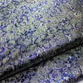 Good Quality Flower Pattern 3D Effect Metallic Shiny Brocade Fabric for Women Holiday Charming Party Dress Sofa Cover