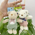 Wholesale Teddy Bear Kawaii Small Teddy Bear Plush Keychain Toys Valentine's Day Stuffed Animal Wedding Decoration Bear Keychain