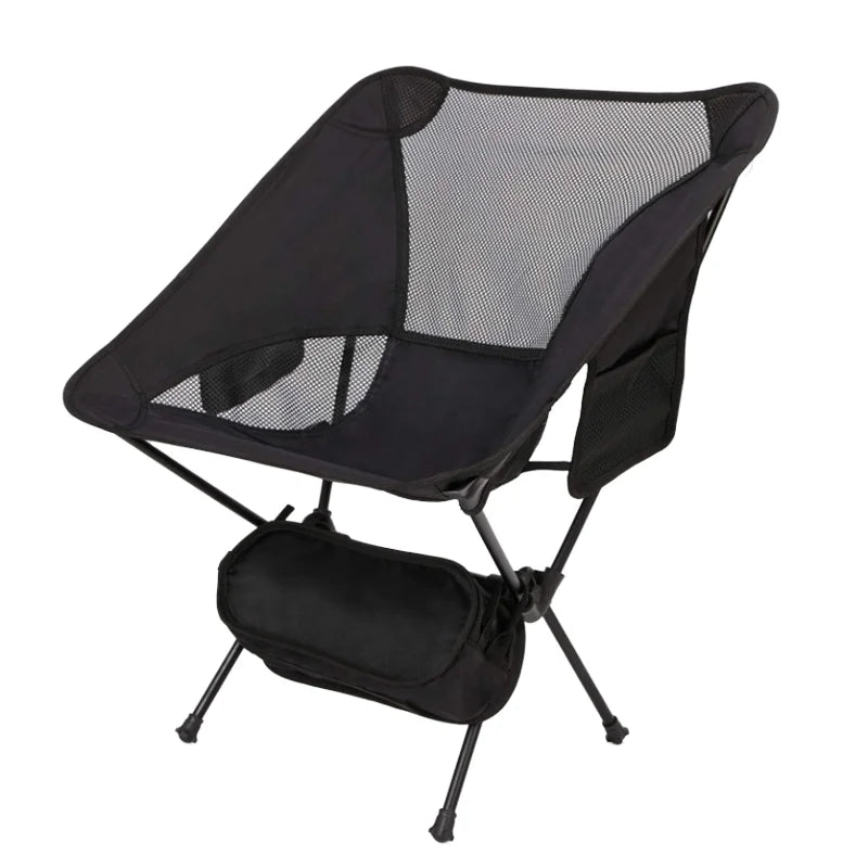 WOQI Modern Lightweight  Metal Outdoor Furniture Portable Foldable Camp and Beach Chair for Kitchen Use