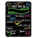Wooden First Day & Last Day of School Chalkboard Photo Prop Chalkboard