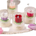 Romantic Elegant Aromatherapy Soy Wax Candle in Tulip Glass Cup for Home Decor Bars Birthday Gifts for Holidays