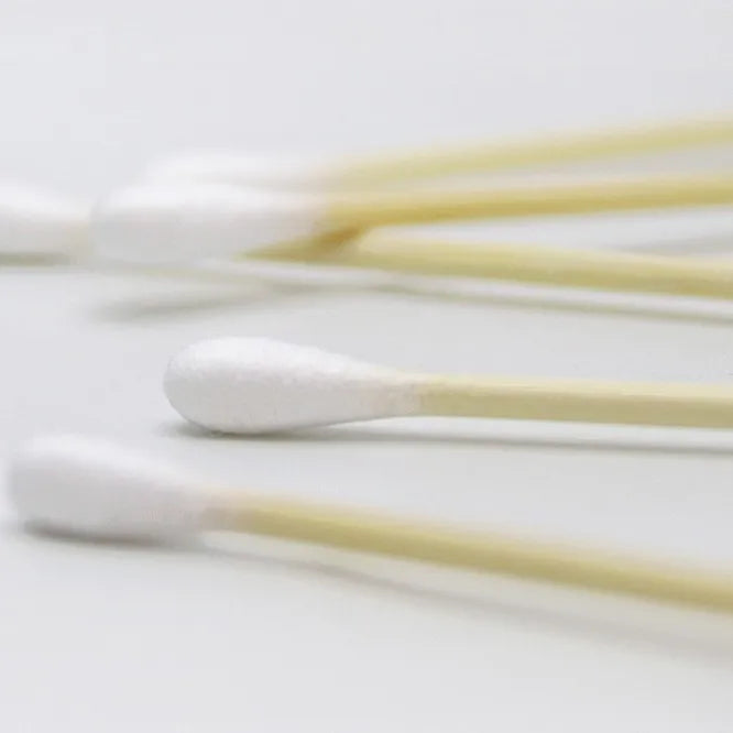 Bamboo Ear Buds with Dual Round Heads - Soft Cotton Swabs for Eyelash & Makeup