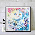 Full Square/Round 5D Diamond Painting Cat Handicraft DIY Diamond Embroidery Sale Animal Mosaic Needlework Home Art Decor