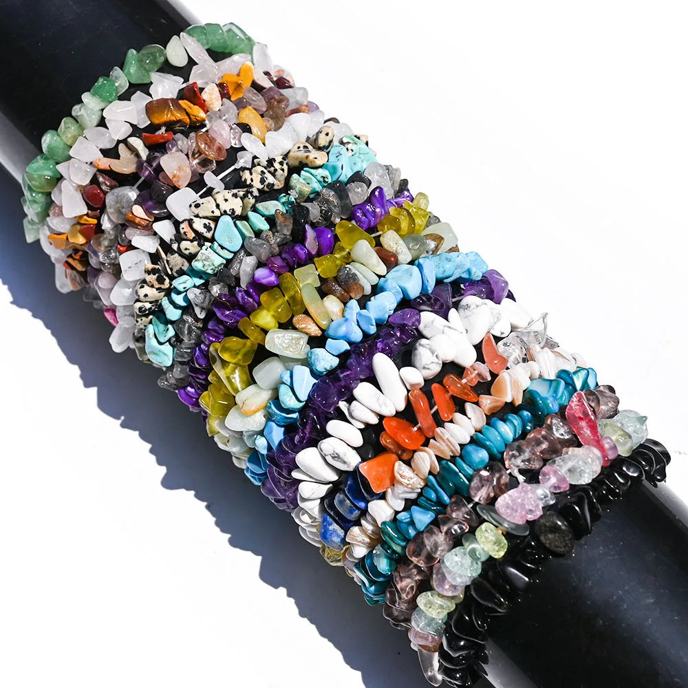 Wholesale Natural Crystal Bracelets Healing Stone Chips Stones and Crystals Jewelry Bracelets
