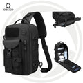 OZUKO 9737 Portable Fashion Crossbody Bag Outdoor Sport Hiking Riding Camping Chest Bag Men Outdoor Sling Shoulder Bag