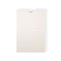 Special Art Textured White Card Paper Packing Custom Logo Embossing Paper Packing Envelope with Card