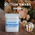200pcs Disposable Multi-Purpose Paper Stick Baby Care Ear Cleaning & Makeup Remover Cotton Swabs