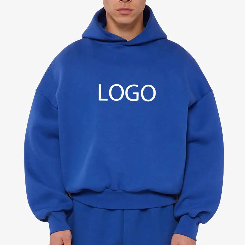 High Yellow 300 480 OEM Wholesale Custom New Arrivals Drop Shoulder Contrast Stitching Hoodie Embroidery Custom Unisex Hoodies