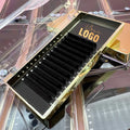 Private Label Cashmere Lash Extensions Long Matte Silk Volume Lash Trays 20mm Korean Material Eyelash Supplies