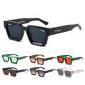 2025 Luxury Fashion Custom Logo Retro Trendy Uv400 Sunglasses Gafas De Sol Shades Small Rectangle Sunglasses Men Women