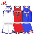 Sublimation Basketball Shirts  Design Basketball Jersey Moisture Wicking Basketball Wear Uniform for Club Team