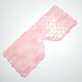 Huiying Hot Product Rose Quartz Gem Eye Mask Natural Gemstone for Face Massage