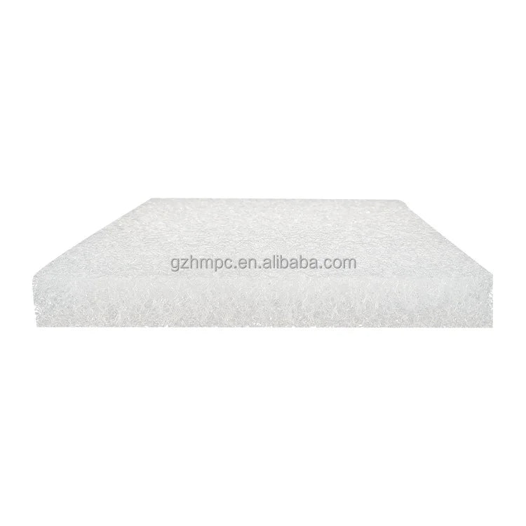 4D Air Fiber Breathable Eco-Friendly Cross Water Filter Net POE Coarse Filtration Large Particulate Removal Nonwoven Embossed
