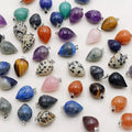 Natural Stone Bead TearDrop Charm Pendant 16*26 mm for DIY Jewelry Making Fashion Necklace Decoration Craft