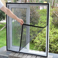 Adhesive Invisible Modern Fire-Proof Washable Window Screen Fiberglass Insect Netting Customized Size Hook Loop Strip Mesh Easy
