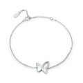 Fashion 925 Sterling Silver Jewelry Handmade Women Custom  Butterfly Bracelet