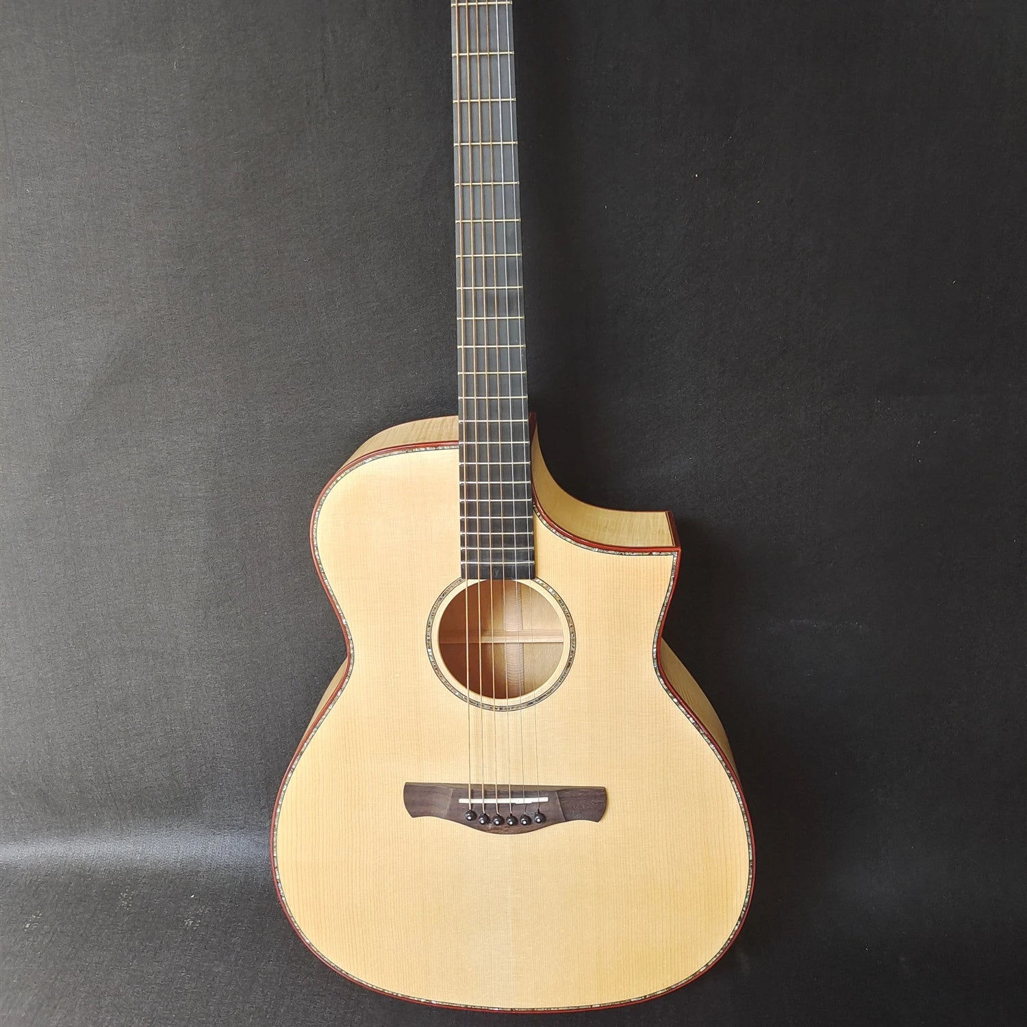 Geake JD-310C/310CS High End Handmade High-gloss Solid Spruce Acoustic Guitar