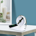 New Phone Night Lamp Qi Stand Led Light Wireless Charger Electric Ventilador Holograma Holographic Fan Display 3D Hologram Fan