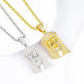 Custom 925 Silver Jewelry Hip Hop Ice Out Moissanite Diamond GRA Cuban Tennis Necklace Chain Moissanite Large Jesus Pendant