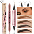 Microblading Four Fork Private Label Logo Customized Make up Products Cosmetics Liquid Eyebrow Pencil