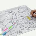 Hot Sale BPA Free Customized Children 100%Food Grade Silicone Drawing Mat for Kids