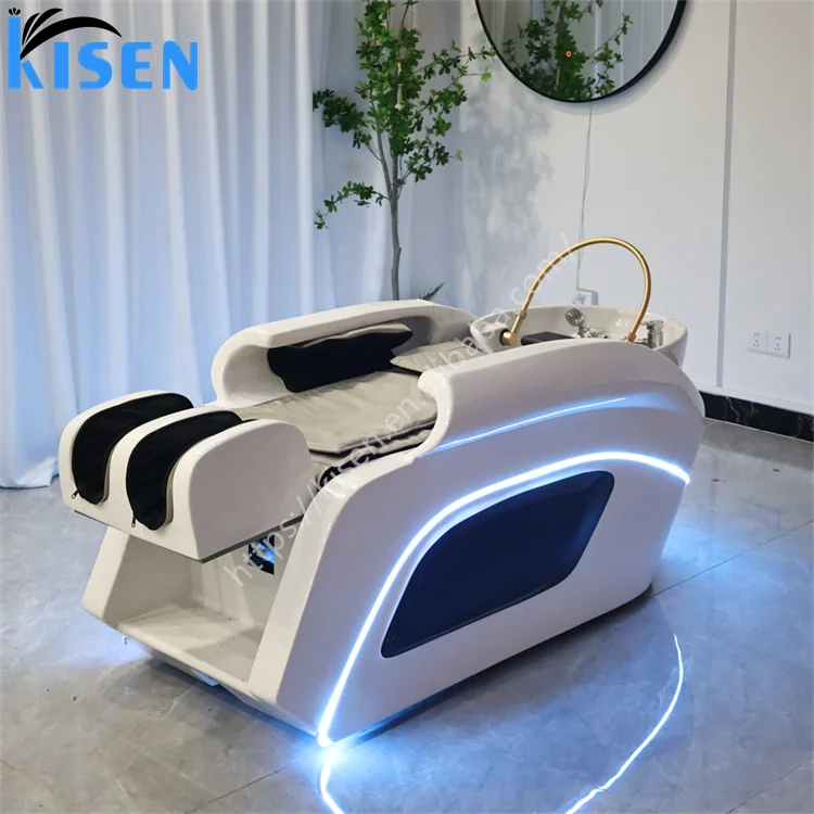Japonais Beauty Salon Spa Professional Thai Massage Bed Shampoo Chair Head Spa Shampoo Salon Shampoo Table Bed Steamer Option