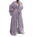 Islamic Clothing Modern Front Open Dubai Abaya Traditional Muslim Clothing Dresses Muslim Chiffon Abaya Dress Islamic Cardigan