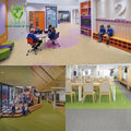 OEM Custom 2.0MM Anti-Slip Indoor PVC Vinyl Plank Flooring Better Wear Resisting Colorful Homogeneous China Artificial Grass