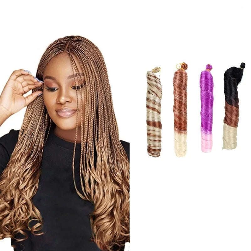 Hot Sales 150g 33 Colors Available Body Wave Braiding Loose Curls Crochet Braid  Hair Extensions Crochet Hair for Women Hair