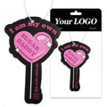 China Wholesale Custom Made Paper Hanging Fragrance Car Perfume Make Your Own logo air Fresheners Header Cards