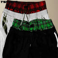 Custom Oversized Sweat Stripe Sweatpants Straight Wide Leg Baggy Track Pant Raw Hem Double Waist Pants Mens Wide Leg Pants