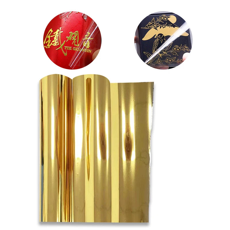 UV DTF Hot Stamping Foil HTV Heat Transfer Printing and Lettering Film PVC Adhesive Leather Glass Ceramic Wood Crafts