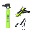 DOT Certified Portable 0.5L Aluminum High Pressure Air Tank for Scuba Diving & Compressed Air Use