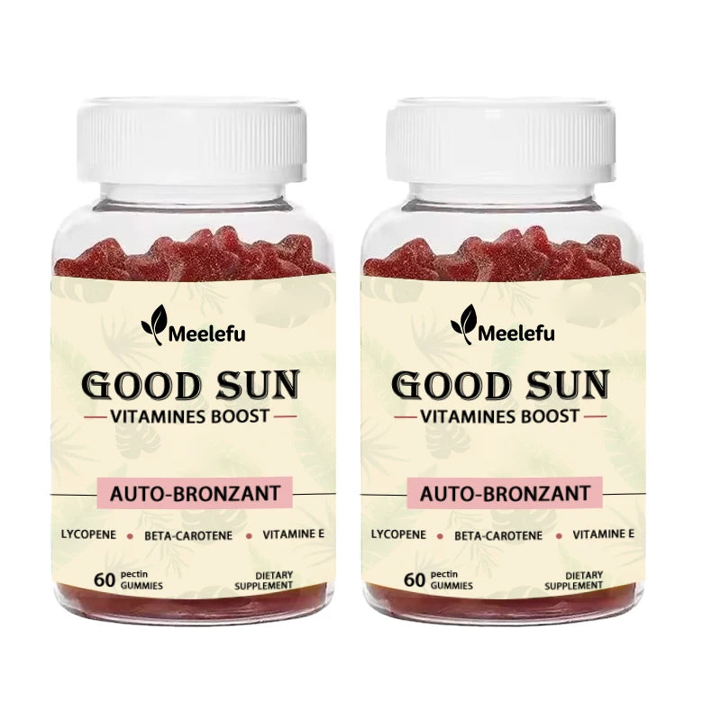 OEM/ODM Hot Sale Self Tanning Gummies Tanning Activator and Tan Gummy for Beautiful Black Makes the Skin Black Candy Sweet