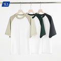 YLS Wholesale Hot Summer Men's Short Sleeve High Quality Knitted High Street Running Workout T-Shirt Customized Logo Gym