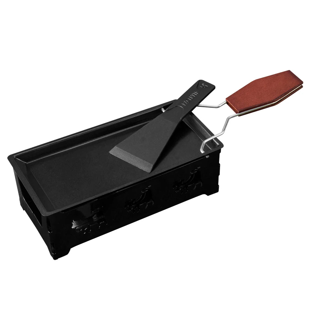 Non-stick Coating Folding Handle Fast Melting Candle Spatula Pan Chocolate Sugar Grilled Cheese Melt Raclette Cheese Grill