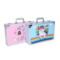 Custom 145pcs Art Set Kids Birthday Gift Set Aluminum Frame Gift Box Contain Color Pencil Oil Pastel Art Marker ASTM Certified