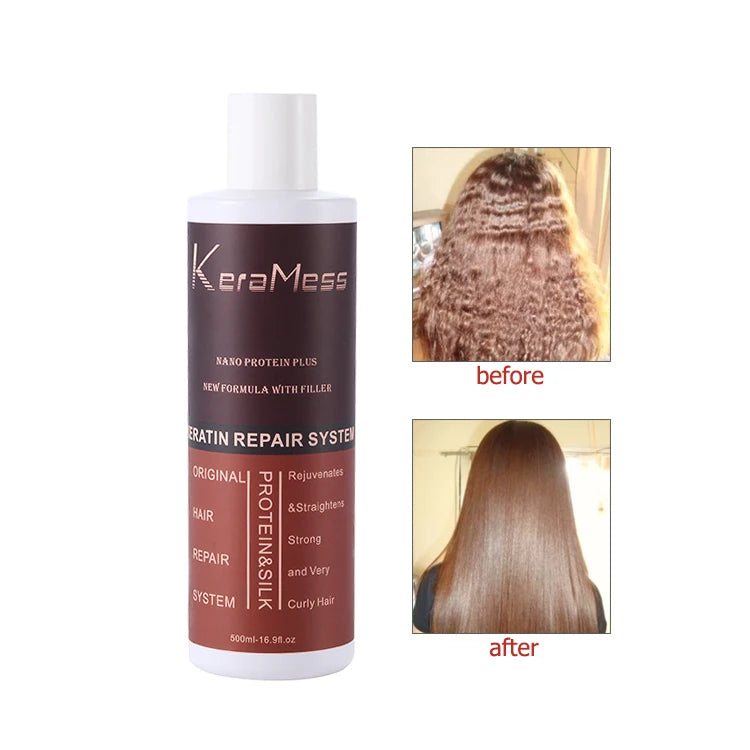 Caviar Organic Keratin Hair Treatment Smoothing and Straightening for All Curly Hair Amino Acid Nourishing