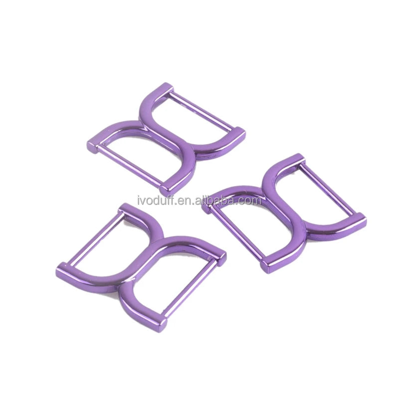 Factory Supply 25mm Double D Ring Dog Collar Belt Buckle Bag Connectors Hardware