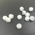 Wholesale Clear Cord Lock Plastic Stopper Cord End Toggle Clip Buckle for Paracord Shoelace Sportswear Rain Clothing Rope