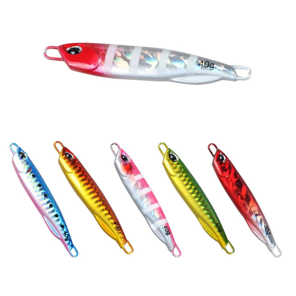 Manufacturers Wholesale Lure Lead Fish Hard Jigging Bait Lure Jig Metal With Blood Trough Hook