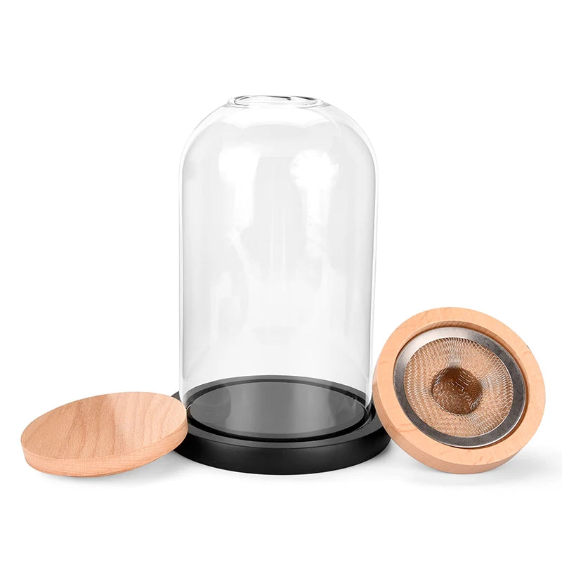 WEIBU Smoker Glass Cover Set Smoke Generator bar Household Smoke Infuser Cocktail Smoker