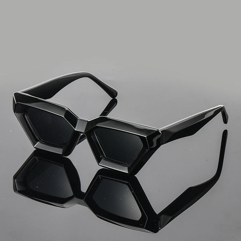 New High Quality Acetate Square Sunglass Luxury Fashion Custom Logo Retro Men Sun Glasses Man Women Acetate Polarized Sunglasses