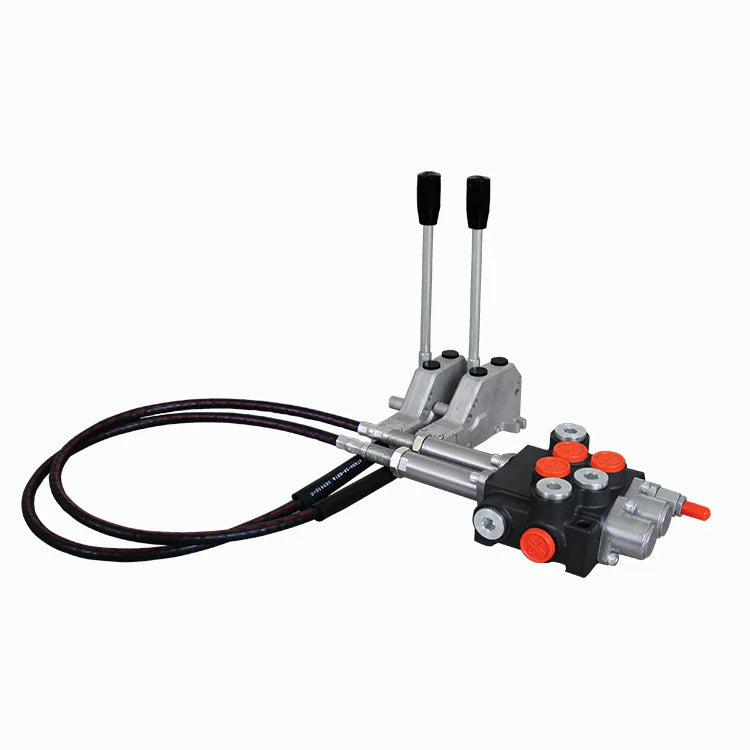 Tractor MTZ Parts GJ1134 Loader Spool Control Valve With Joystick and Bowden Cable Control Lever