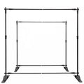 Portable Adjustable Backdrop Stand 8x8ft Background Telescopic Aluminum Banner 8x10ft Stands for Birthday Party Event
