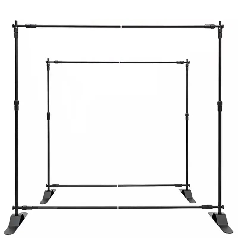 Portable Adjustable Backdrop Stand 8x8ft Background Telescopic Aluminum Banner 8x10ft Stands for Birthday Party Event
